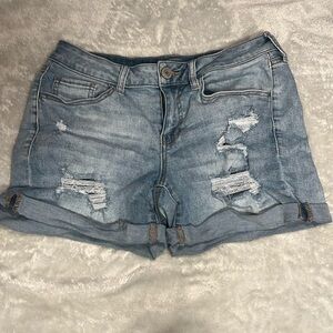 Denim shorts